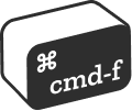 cmd-f logo